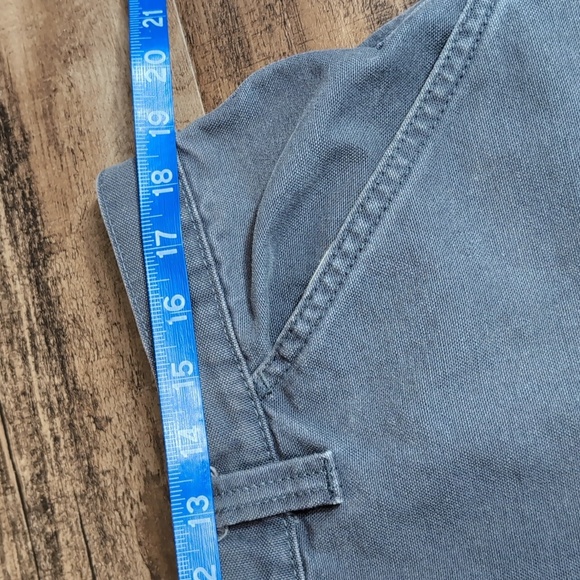 Jeep Heavyweight Duck Canvas Cargo Overland Pants Size 38x32 In Slate Gray - Picture 10 of 11